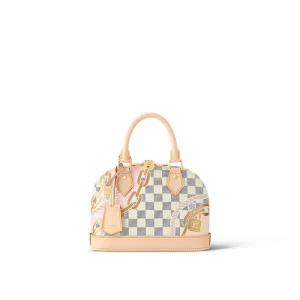 Alma BB Damier Azur Canvas in Women's Handbags Shoulder Bags and Cross-Body Bags collections