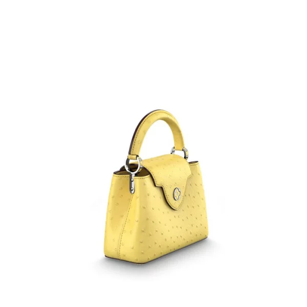 Capucines Mini Bag Ostrich Leather in Women's Handbags Exotic Leather Bags collections