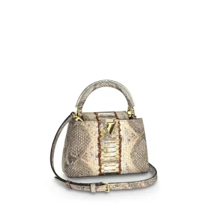 Capucines Mini Bag Python in Women's Handbags Exotic Leather Bags collections