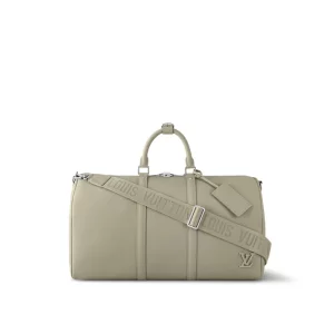 Keepall Bandoulière 50  LV Aerogram in Men's Travel Keepall collections