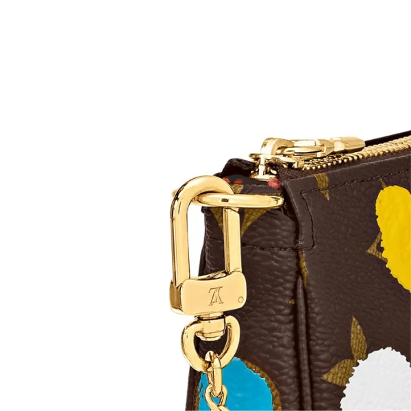 LV x YK Mini Pochette Accessoires Monogram Canvas in Women's Wallets and Small Leather Goods Chain and Strap Wallets collections