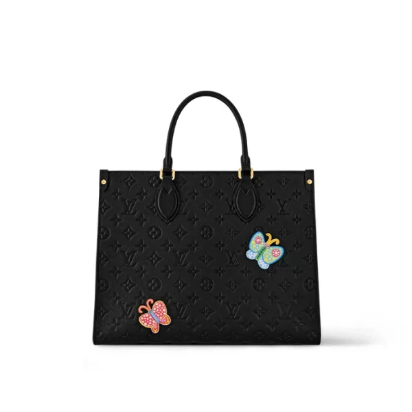 LV x YK OnTheGo MM Monogram Empreinte Leather in Women's Handbags Totes collections