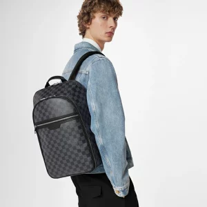 Michael NV2 Backpack Damier Graphite Canvas in Men's Bags All Bags collections